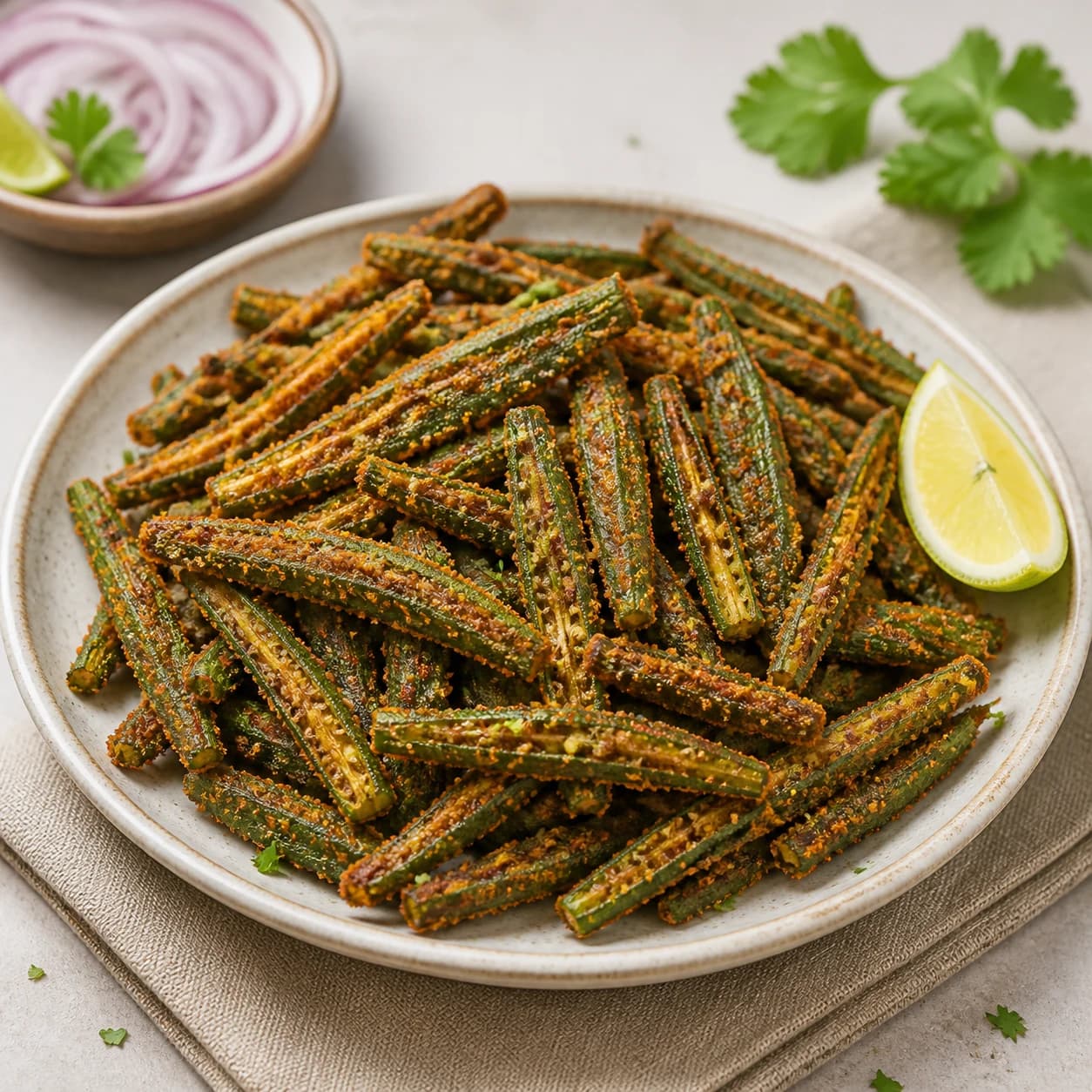 Kurkuri Bhindi