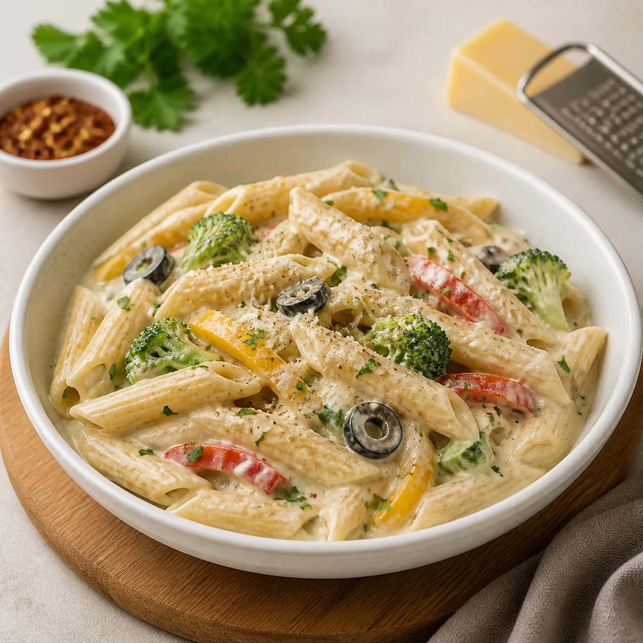 White Sauce Pasta