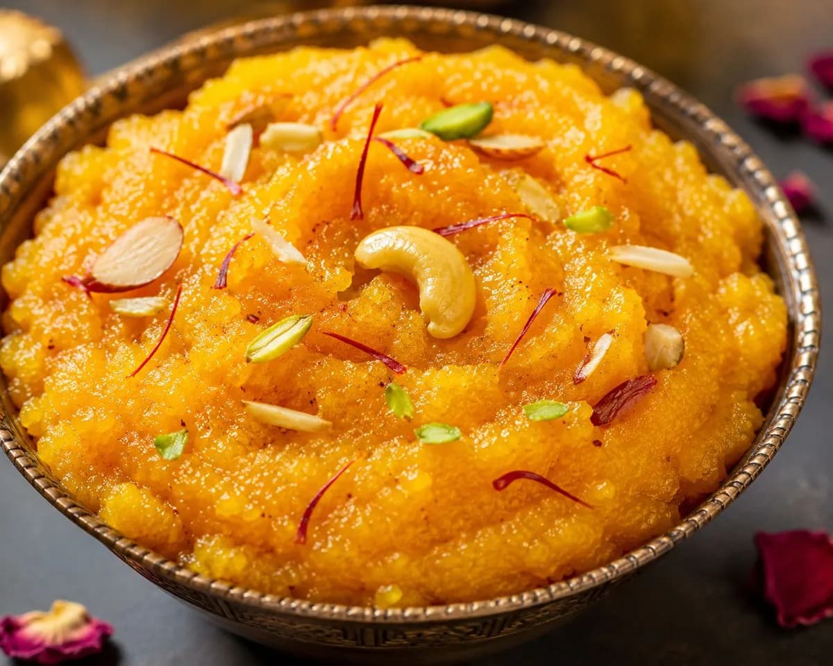 Kesar Suji Halwa